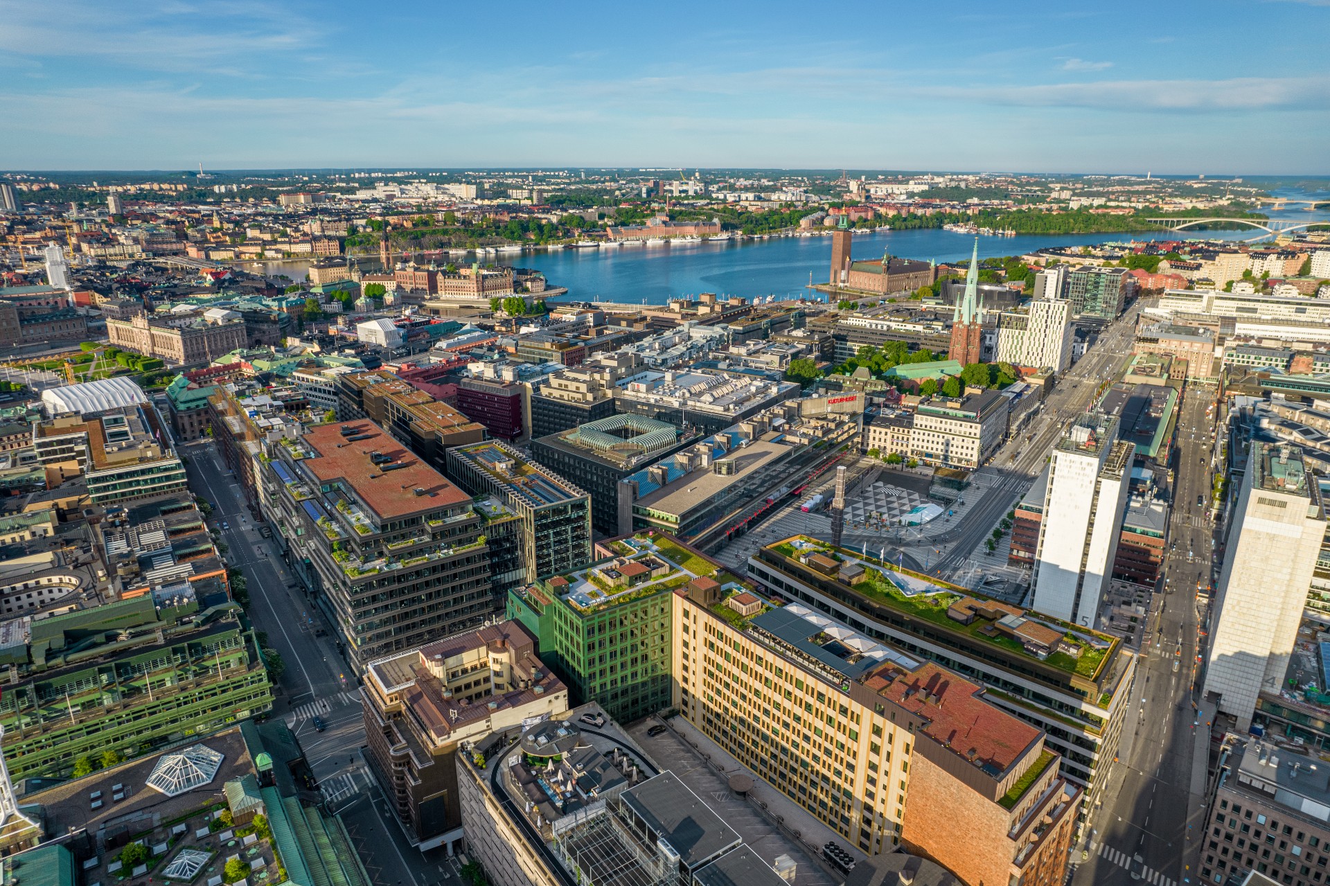Stockholm, flygfoto